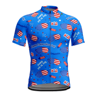Muški biciklistički dres 4. jula lagana patriotska bicikla