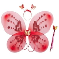 Halloween Butterfly Fairy Wings sa štapićima i trake za glavu za djecu za dijete Halloween Hawon up