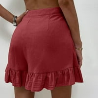 Žene Ležerne kratke hlače Ljeto ravna dužina koljena Multi džepovi Srednji dodaci struka Dame Srednja