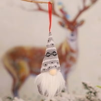 KMXYO Christmas Santa Beacless Gnome Xmas Tree Označi ukrasi Početna Party Decor