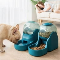 Fovien Pet Feeder Automatski piok sa bocom za mačke i pse Pljuska otporna na kućne ljubimce pijenje