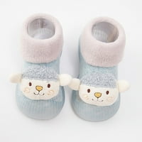 SHPWFBE Cipele Toddle obuće Zimska toddler Mekano dno Indoor Neli klizanje Topli kat Crtani čarape za