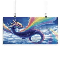 Rainbow Dragon Poster - Anthony Chirstou dizajn