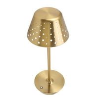 Stolna svjetiljka, LED stol svjetiljka Stepless zatamnjenja široka aplikacija Retro jednostavna za spavaće sobe zlato, srebrna, crna, bijela