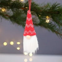Ljubitelji Poklon Ideas Božićni dodatak Sferični pokazivani šešir lutka privjesak kreativni stari rudolph lutka mali viseći niz božićnih ukrasa