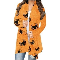 Fanxing Fall Cardigani za Women Trendi prodaja zazora Halloween Kostim Cardigan kaput Jesen Otvoreni
