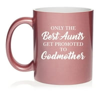 Najbolje tetke se promoviraju u kumu kume keramičke šalice kafe poklon čaj za nju, sestru, žene, tetku, porodicu, prijatelju, slatku, najavu trudnoće, dan majke, kumovi
