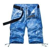 Muški teretni kratke hlače Casual multi-džepne patentne zatvarače Deco šorc na otvorenom Twilll Lagane