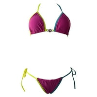 Ženski bandeau zavoj bikini set push up brazilski kupaći kostim kupaćim kostimu