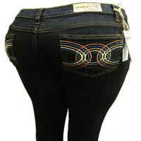 Ženska omega mršavi prolazni tranzicijski jeans-diva krug 7, 11