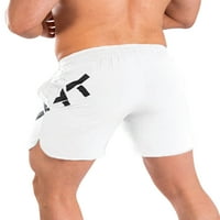 Muške ljetne sportske kratke hlače za ispisne kockice Prozračne brze suhe kratke hlače mišićne fitness