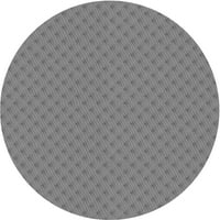 Ahgly Company Trgovi kvadrat uzorak sive rugine granice, 3 'kvadrat