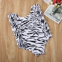 Toddler Baby Girls Zebra uzorak jednodijelni kupaći kostimi kupaći kostimi 1-6t