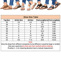 Ženske ženske klinovi Flip flops Comfy Buckle platforme cipele Ljetne otvorene nožne sandale 4.5-11.5