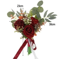 Yannee Bridal za vjenčanje ručni buket vaze cvjetni aranžman umjetni dan valentina