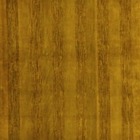 Ahgly Company Zatvoreni pravokutnik Sažetak žuti modernim prostirkama, 8 '10'