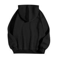 Hoodies Caicj za žene Ženske vrhove dugih rukava pad pulover duksela sa plusom Black, XL