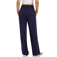 Snoarin Plus size Yoga hlače za žene izgubljene široke noge ugodne casual hlače yoga dukseri udobne