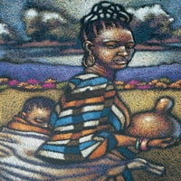 Nubian Lady and Child Poster Print PE101649