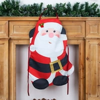 Božićni ukrasi Santa Bib Smock konobar za odrasle Cartoon Božićnu pregaču