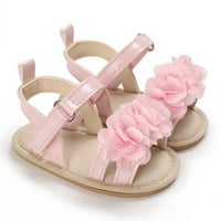 Toddler sa cvijećem za ljetne cipele prve sandale za djevojke na otvorenom cipele Bowknot hoda cipele