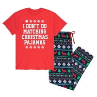 Iopqo Božićne pidžame za obiteljski božićni pidžama modna tata spavaća odjeća za božićnu porodicu podudaranje