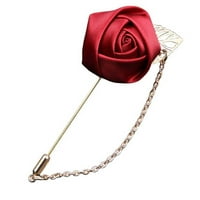 Rose cvjetni broševi pinovi vrpce vezati vjenčana jakna rever pins vintage cvijet cvijet džemper znački