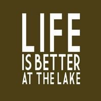 Život je bolji u jezeru, jednostavno je rekao