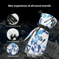 Zimske tople skijalice za muškarce i žene osjetljive na dodirnim zaslonom Vodootporne i vjetrove na