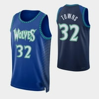 NBA_ Jersey Minnesota Timberwolves''men d'Angelo Russell Anthony Edwards Karl-Anthony Towns McKinley