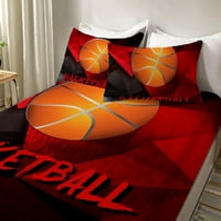 3D ugrađeni list Početna Postavite posteljinu Meko krevet Poklopac jastučnice Košarka za krevete Čovjek