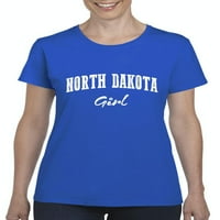 Normalno je dosadno - Ženska majica kratki rukav, do žena Veličina 3xl - North Dakota Girl