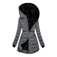 DTIDTPE zimski kaputi za žene, ženski jaknu za toplu kaput odjeća obloženi rov zimski kaputinski kaput