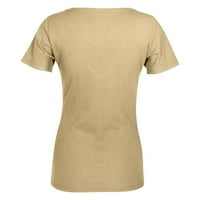 Ženski kratki rukav ljeti slatki vrhovi izlasci majica Fahsion uzorak casual trendi mekani majice