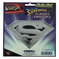 Chroma Superman Chrome Classic Emblem naljepnica za kamion za automobile SUV van kapuljač za branik