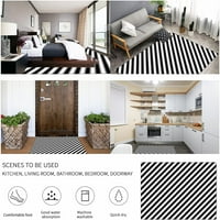Tirkizna prostirki bijelog mramora moderne 3D spavaće sobe u kupaonici s nerviranim tepihom izdržljive meke teksture primjenjuju se na površinu spavaće sobe 6 × 8ft *