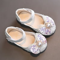 Dječje cipele Modne cipele s ravnim donjem princezu s dijamantskim cipelama za cipele za cipele Baby