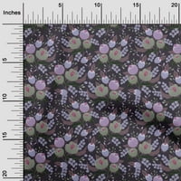 Onuone pamuk poplin srednje ljubičasta tkanina cvjetna šivaća materijala za ispis tkanina sa dvorištem