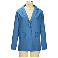 Ženska blueder Outfit Preppy dugih rukava Regularna ženska jakna Ženska jaknu Ženski zimski kaput