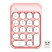 Linyer tastature Keys računarski pribor USB 2.4G Ulazni uređaji Broj tipkovnice Profesionalno male utičnice Dugme Dugme Table Pink