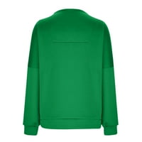 Wenini pulover džemperi za žene Čvrsti V-izrez dugih rukava, casual moda udobna dukserija Poklon na