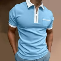 Leey-World Muškarci Grafičke majice Golf Majice za muškarce Suha Fit Polo, majica Ležerne prilike COLLARED