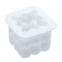Siaonvr Candle Cands SilicOne 3D Rubiks kockice za pravljenje svijeća za izradu silikonskih sapuna