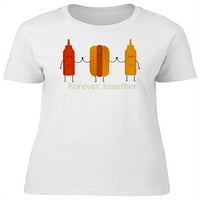 Zauvijek zajedno Ljubitelj brze hrane Majica - MIMage by Shutterstock, ženska velika