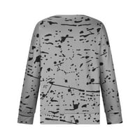 Pulover dukseri za žene Crew vrat Ležerne prilike grafite Ispisana majica Jesen zimske udobne labave