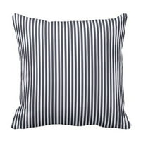 Stripes Garden Blue Oxford Šareni modernog bacanja jastučnice za jastuk
