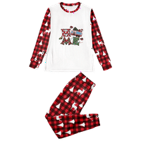 Božićna porodica Pajamas Podesi pamučna noćna odjeća Porodica podudaranja PJS podudaranja za odrasle