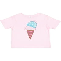 Inktastični valentinovo sladoled konus poklon mališani dječak ili majica za djevojčicu toddler