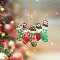 Božićni dekor DIY razne industrije za božićno ukrašavanje drvca za obrtni radne papire Privjesak za obrtni nosači Dječje igračke Poklon