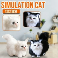 Li HB Store Simulacijske mačke Plišani ukrasi Dekoracija simulacije Modeli 2pc, ukrasi ukrasa, a